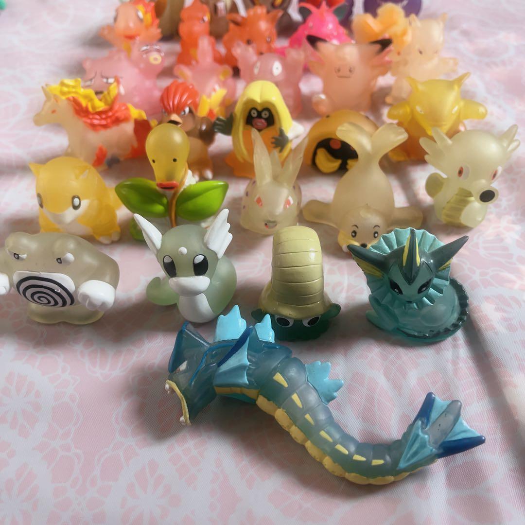 ポケモンキッズ　フィギュア　指人形　クリア　まとめ売り