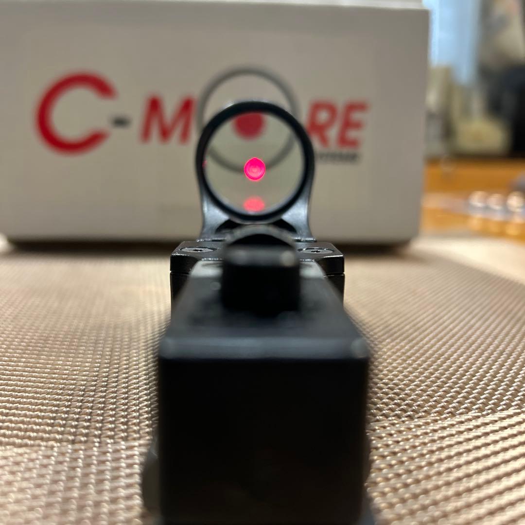 実物 実銃対応 競技用　C-MOAレッドドット ダットサイト