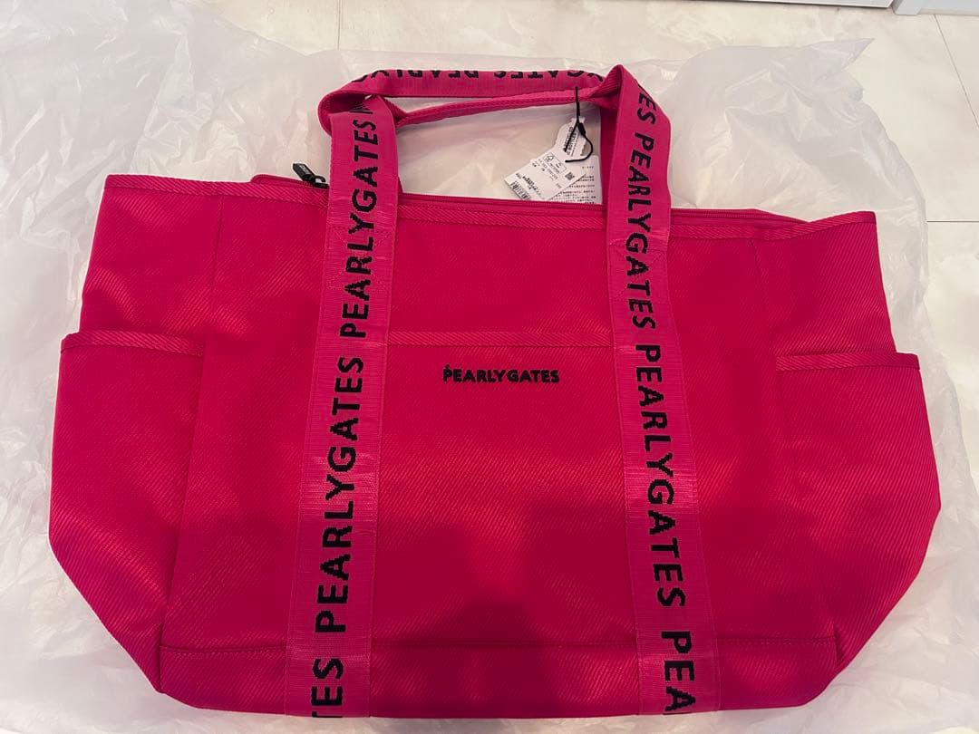 新品！PEARLY GATES ピンク　ロッカーバック