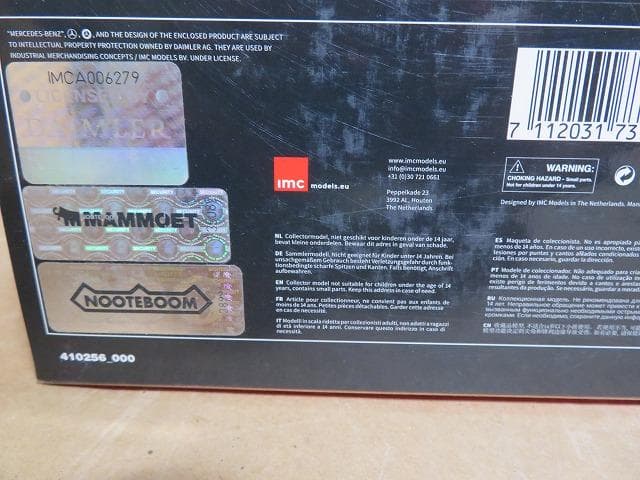 ミニカー IMC 1/50 Mammoet MB Arocs 6x4 7ac crane