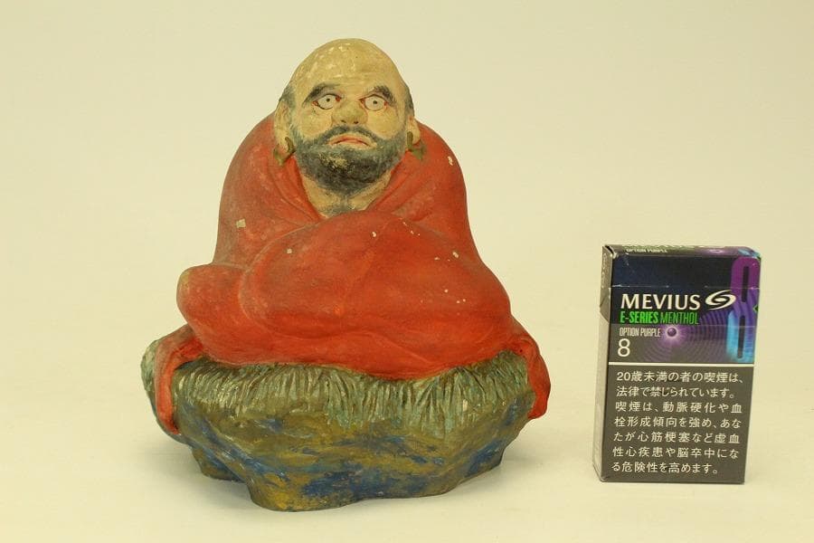伏見 郷土人形 達磨 在銘 伏見いなり 道八作(ZE464)
