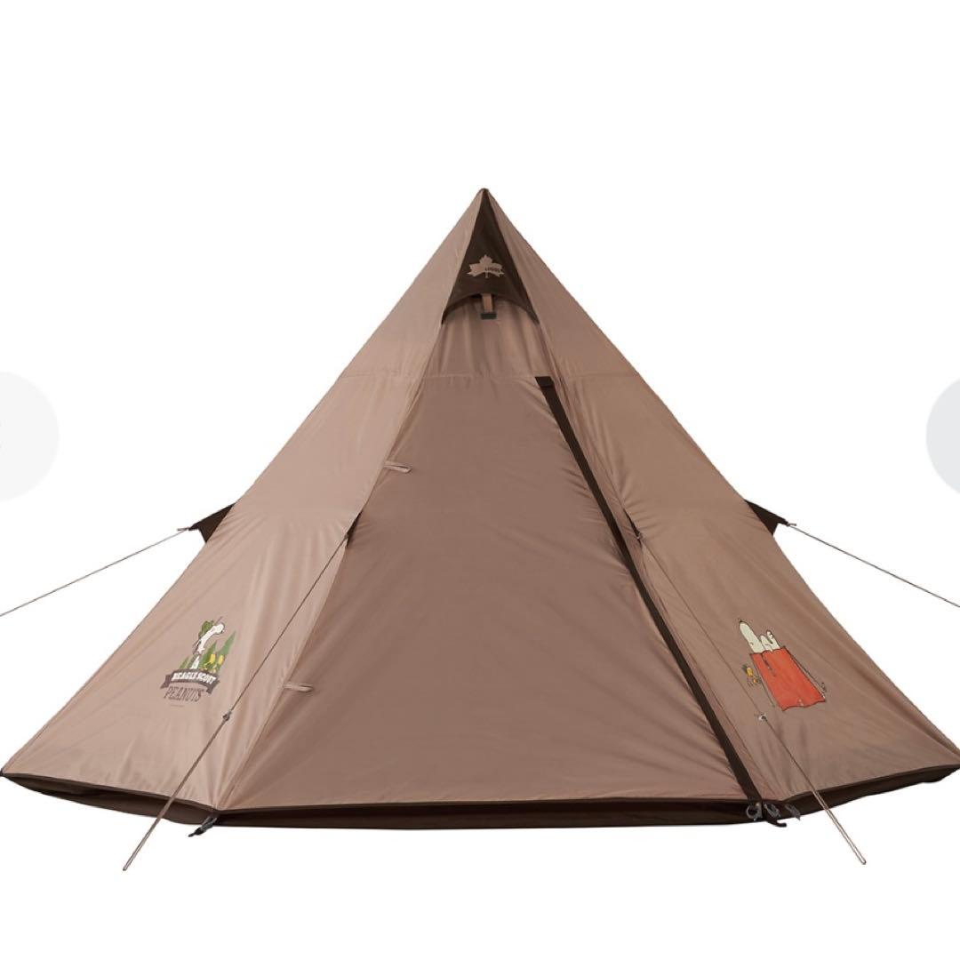 ロゴス スヌーピー コラボ ティピーテント ワンポールテント 86001083