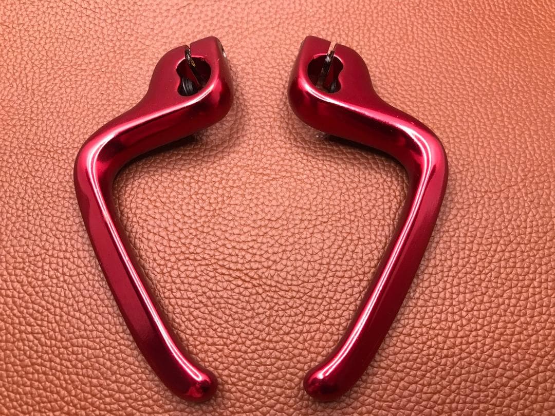 【新品未使用】TEKTRO RBP202 ブレーキレバーエクステンション 赤