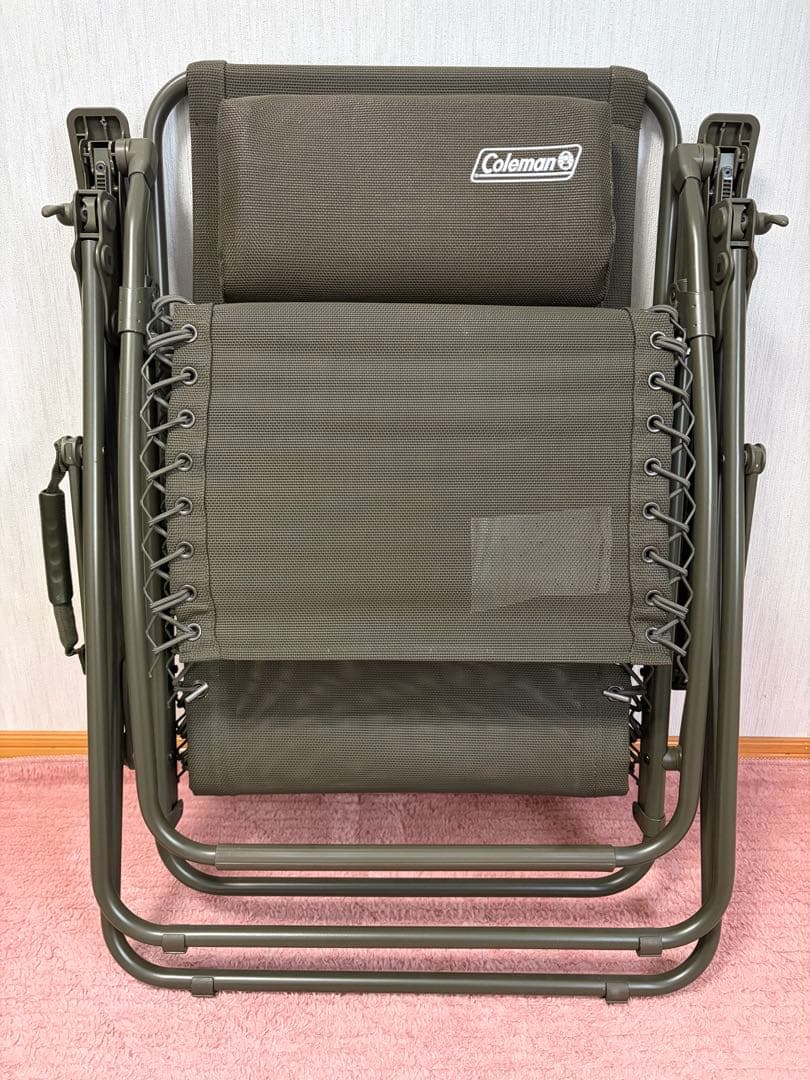 Coleman コールマン インフィニティチェア オリーブグリーン　使用頻度(少