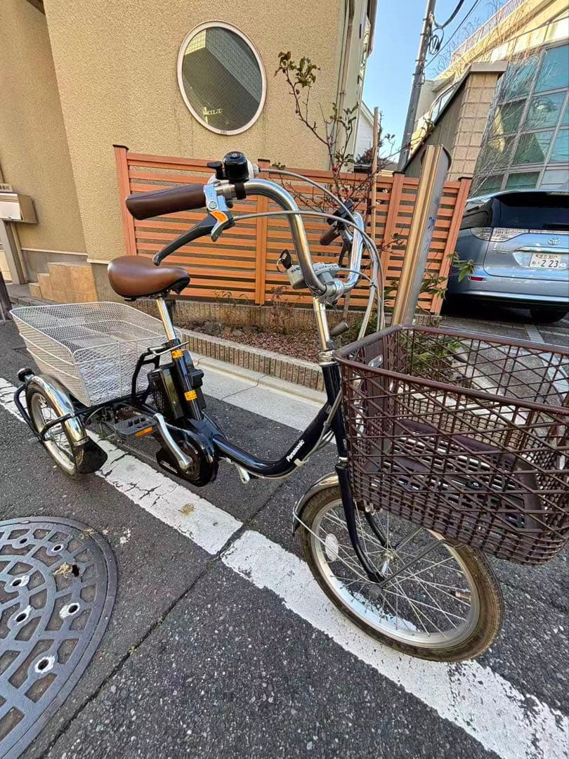 三輪電動アシスト自転車Panasonic ビビライフ东京都引き取り限定