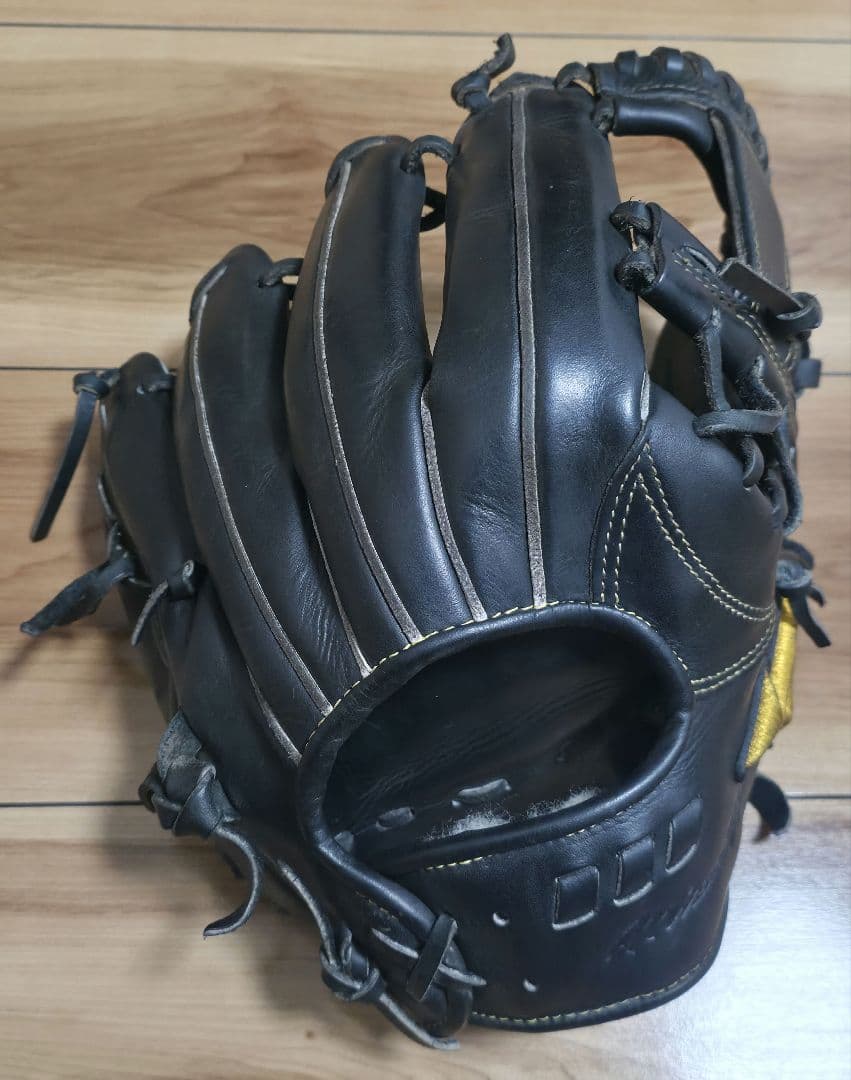 ミズノプロ 軟式用 グローブ 黒 内野用