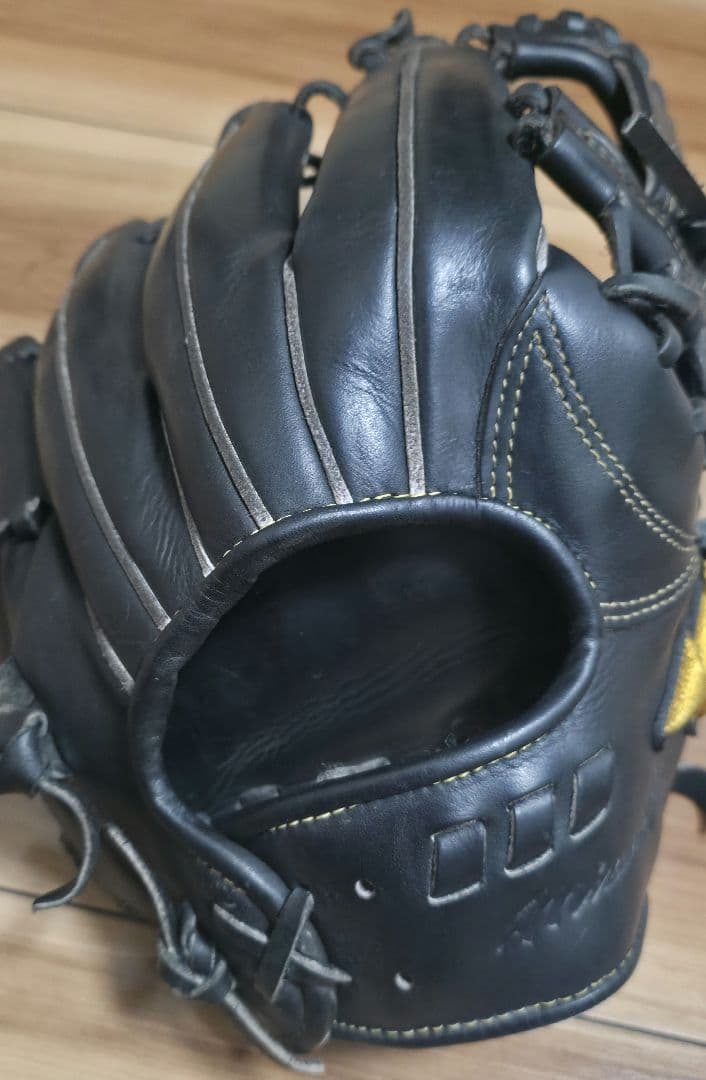 ミズノプロ 軟式用 グローブ 黒 内野用