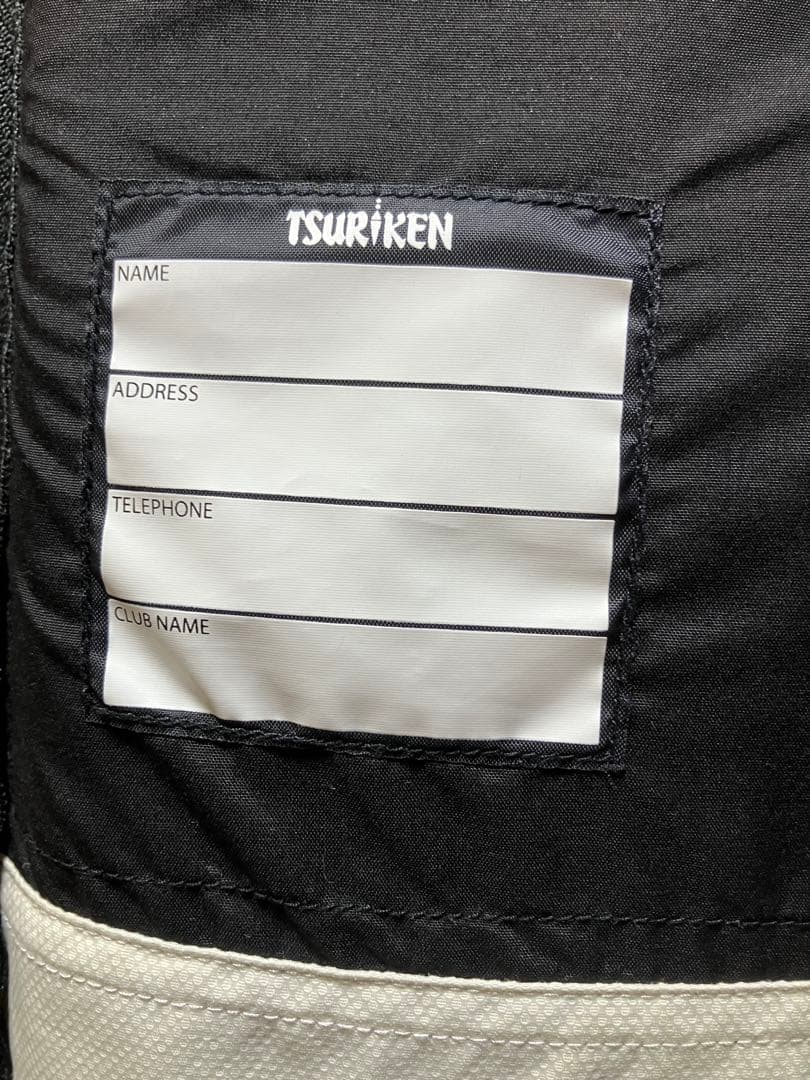 TSURIKEN フィッシングベスト・サンバイザー ホワイト／ブラック