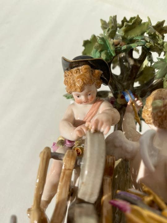 超貴重マイセンMeissen フィギュリン　矢を研ぐ天使たち