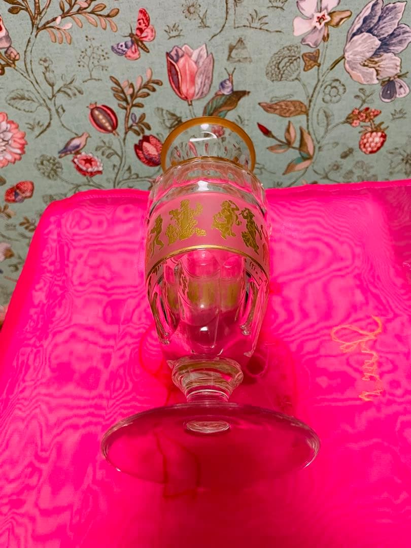 ヴァルサンランベール　 Val Saint Lambert花瓶ベルギー王室御用達