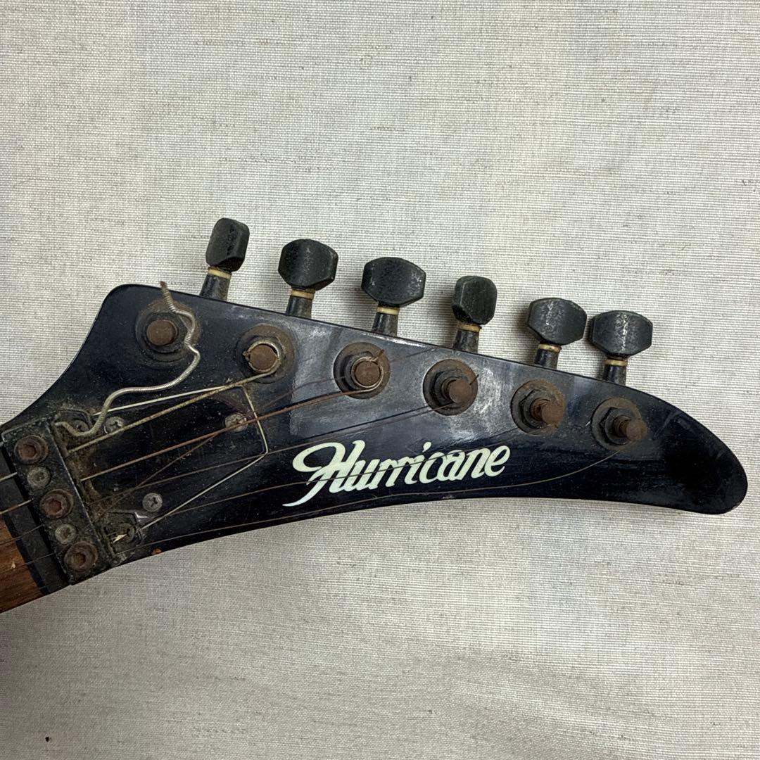 Hurricane bich型 変形ギター 音出し不可 ジャンク エレキ メタル