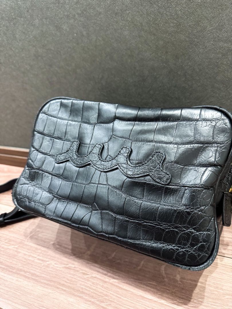 定価38.5万 muta MARINE マットクロコポーチ バッグ