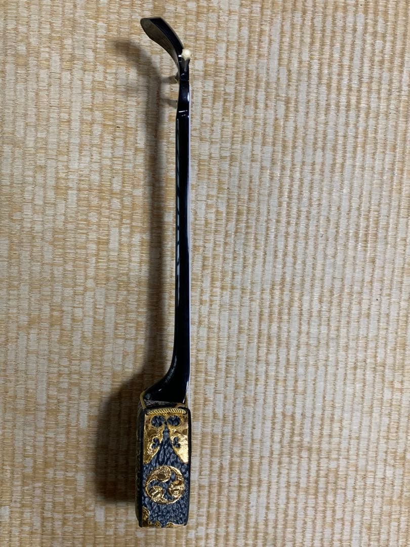 画像追加＆価格大幅調整！！昭和中期頃八重山黒木真壁型三線　古典音楽師範様より