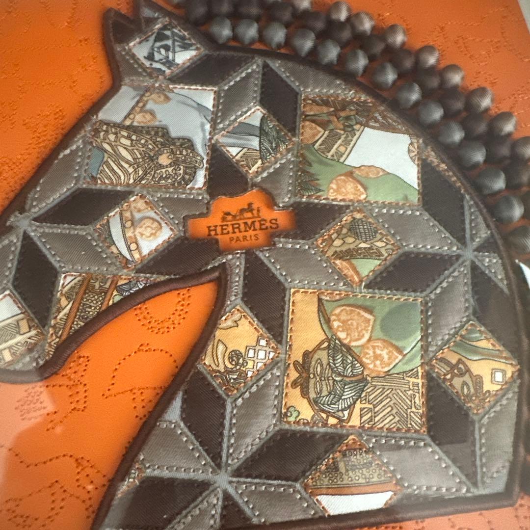新品　激レア❣️HERMES 馬の頭部デザイン アート エルメス