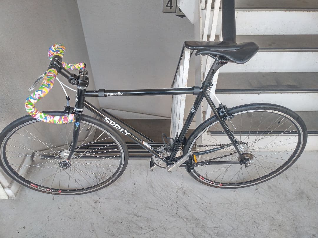 愛車出品いたします!Surlyサーリー steamroller 美品!サイズ53