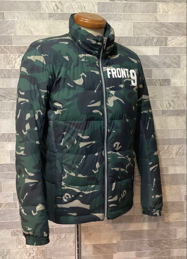 美品　MUNSINGWEAR｜マンシングウェア　ダウンジャケット　軽量　迷彩　M