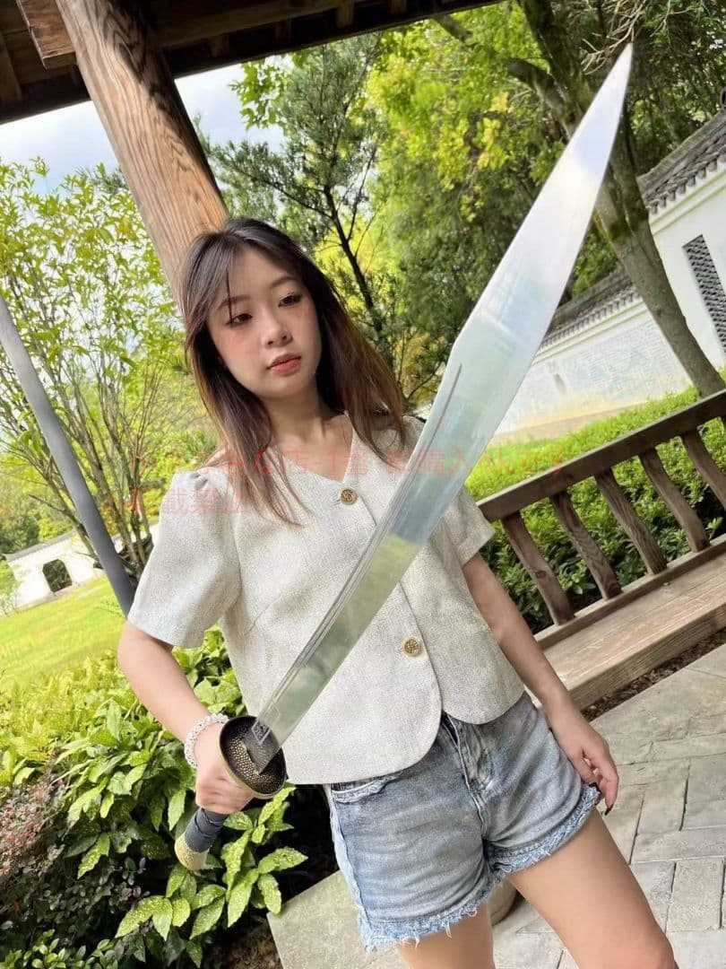 淵寒伝統牛尾刀（武術刀）古兵器 武具　刀装具　日本刀　模造刀 居合刀