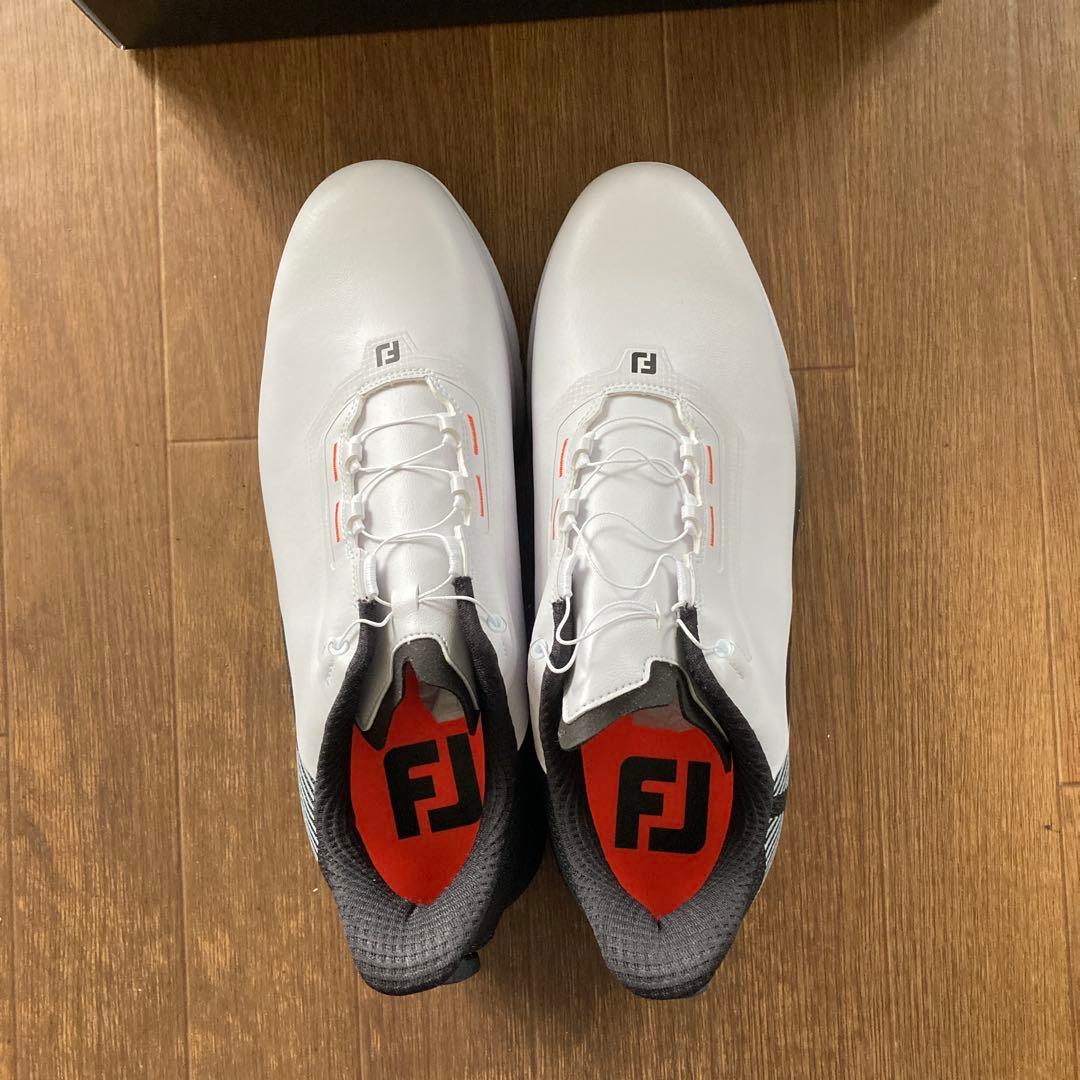 フットジョイ　ゴルフシューズ フューエル　BOA ホワイト　28.５cm