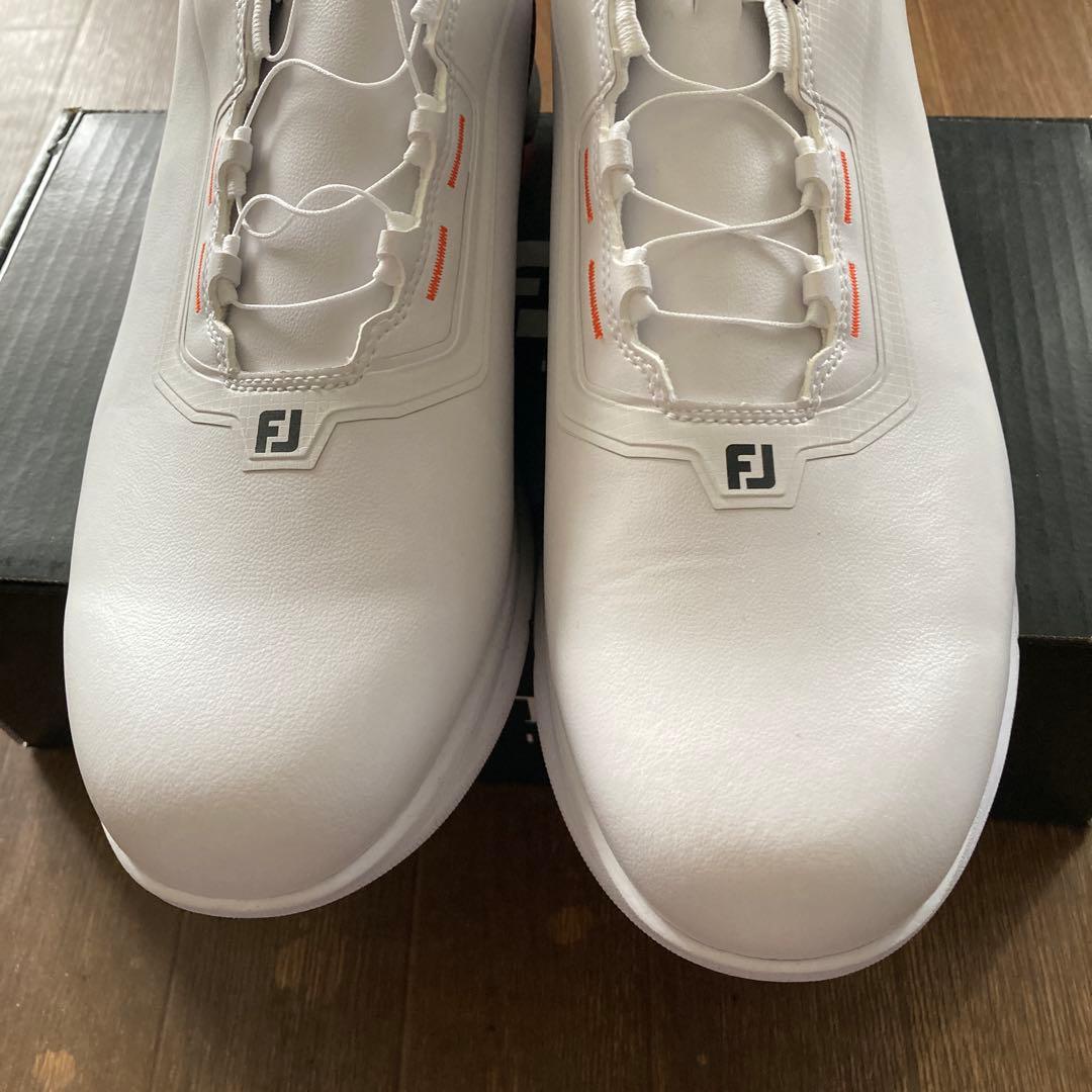 フットジョイ　ゴルフシューズ フューエル　BOA ホワイト　28.５cm