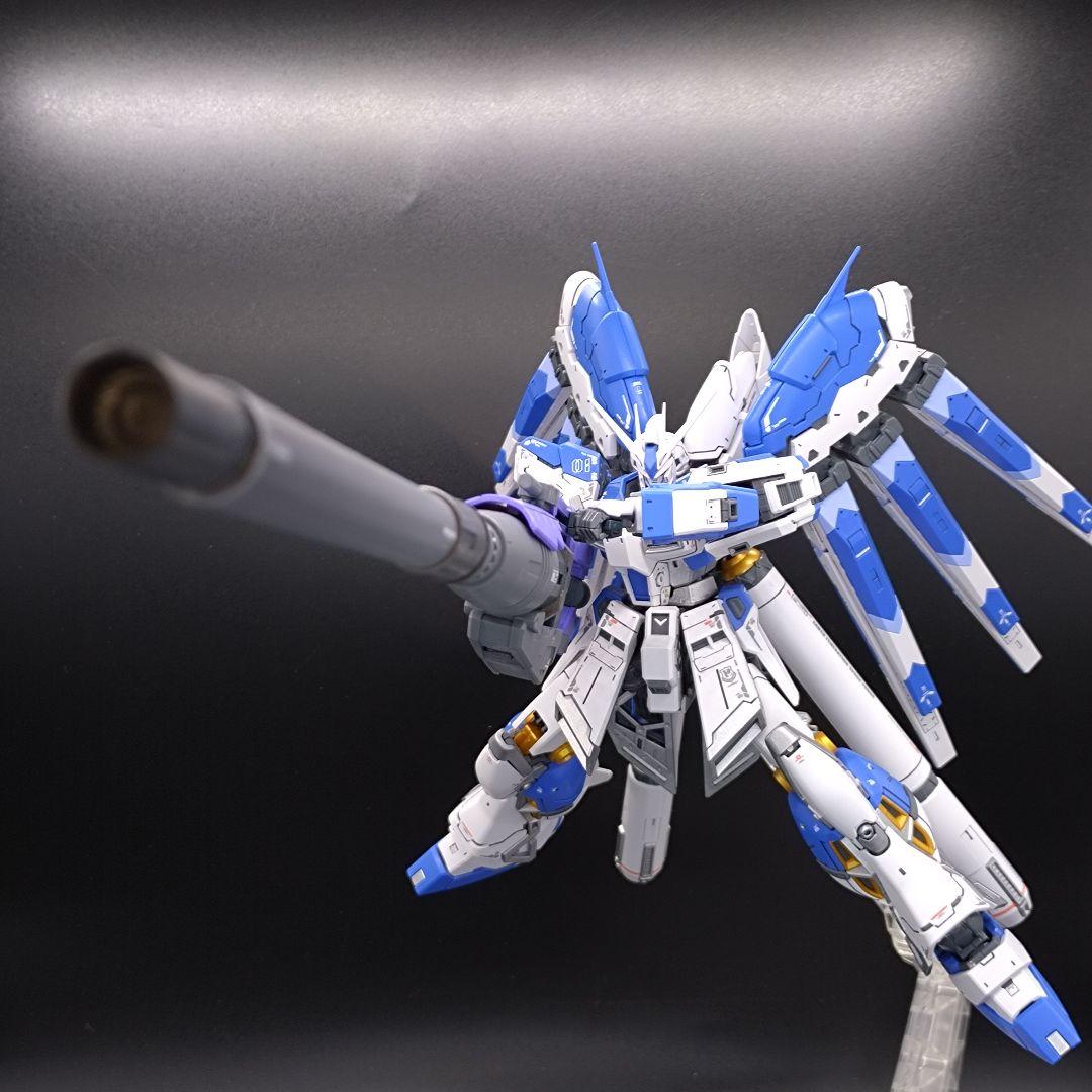 RG hi-νガンダム ハイニューガンダム ハイメガ 【全塗装完成品】