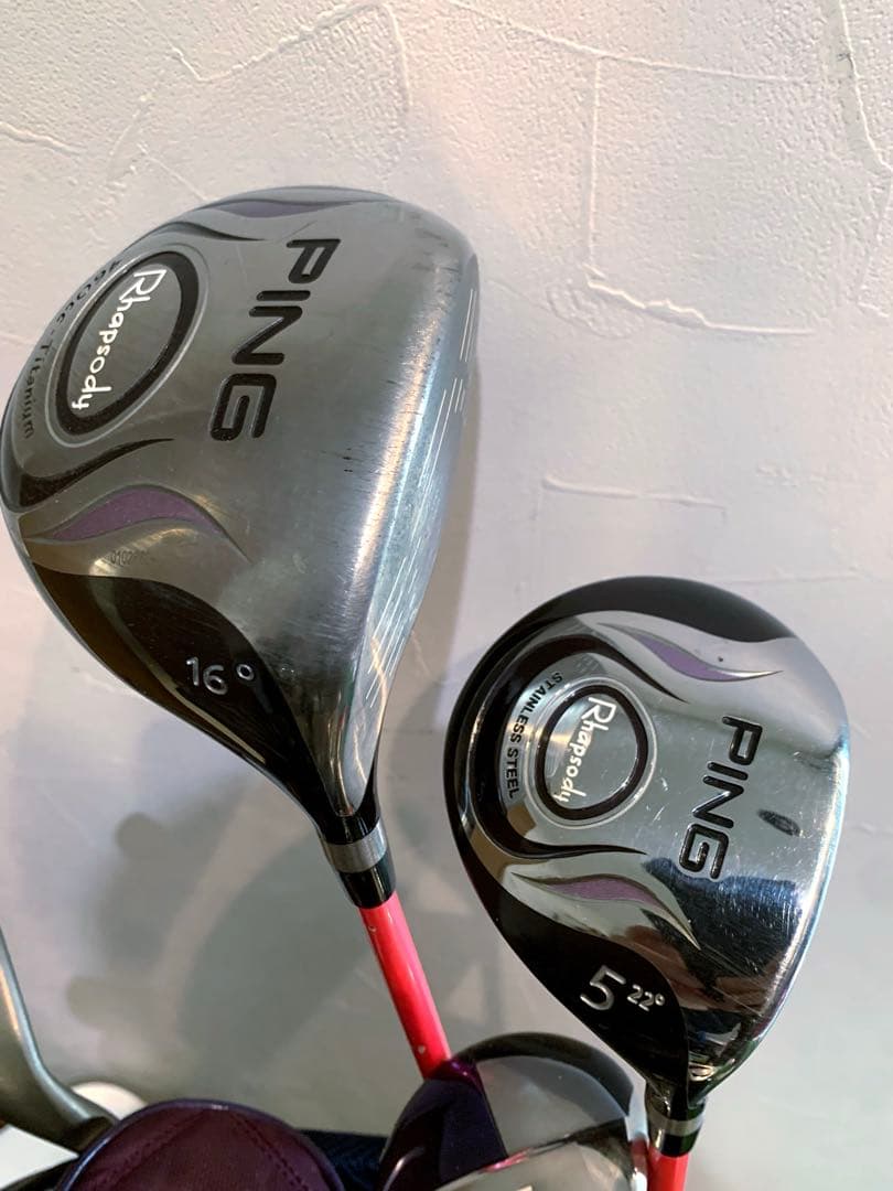 超豪華　PING レディースゴルフクラブ フルセット　バッグ/ジャックバニー