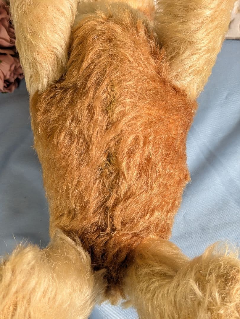 アンティーク ドイツ製 犬 ぬいぐるみ 横幅３０cm