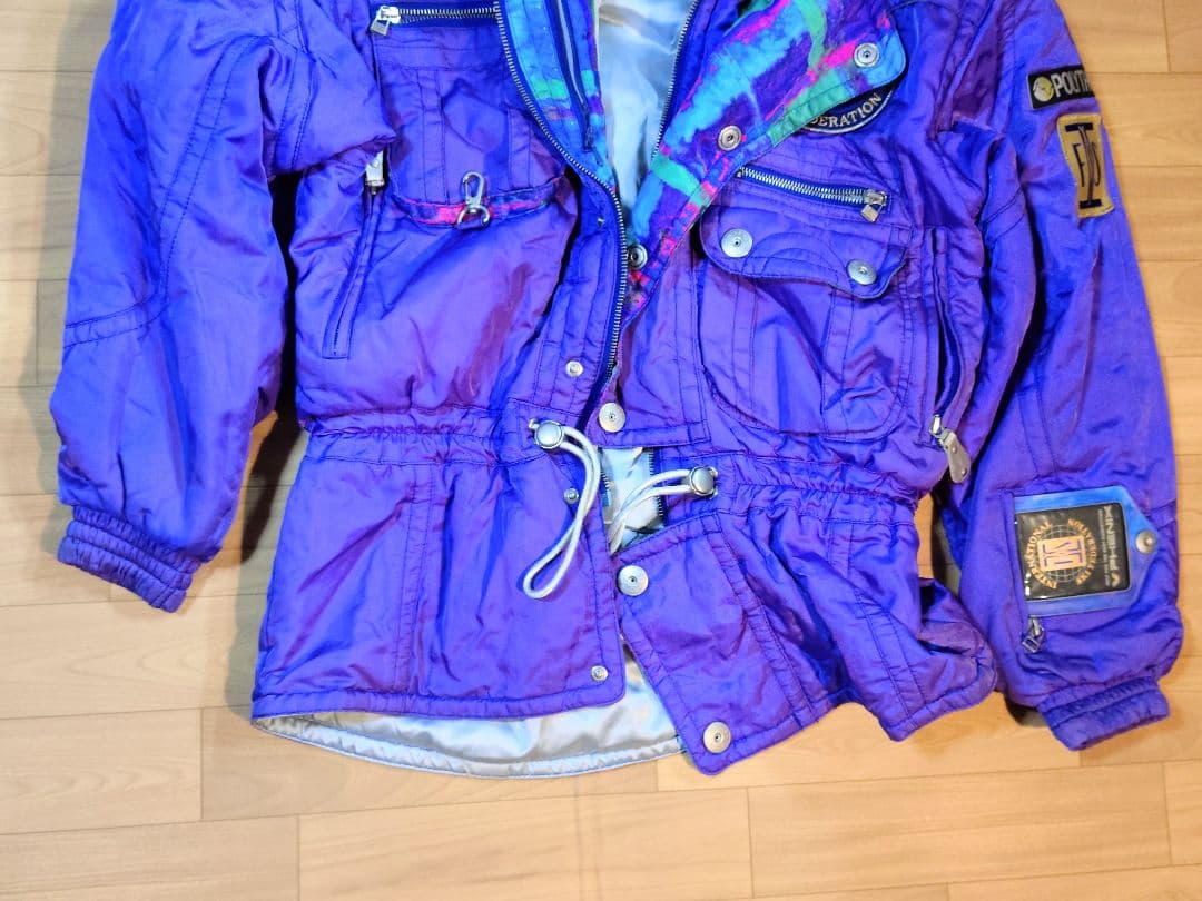 PHENIX スキーウェア ジャケット・パンツセット　紫 (中古品)