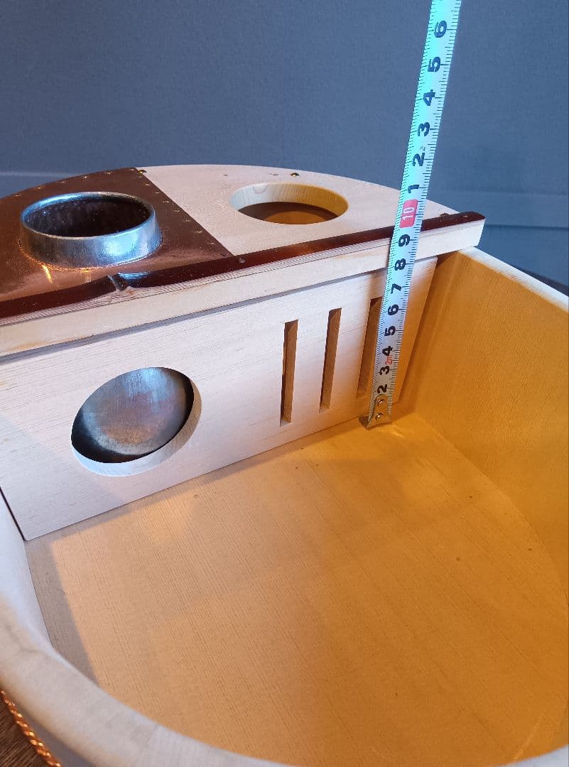 京都　たる源　湯豆腐桶　未使用品　工芸　木工　レトロ