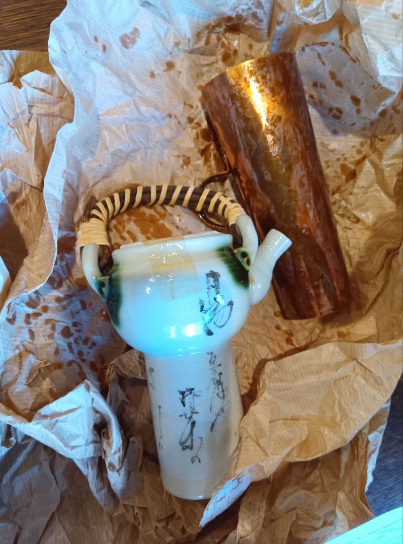 京都　たる源　湯豆腐桶　未使用品　工芸　木工　レトロ