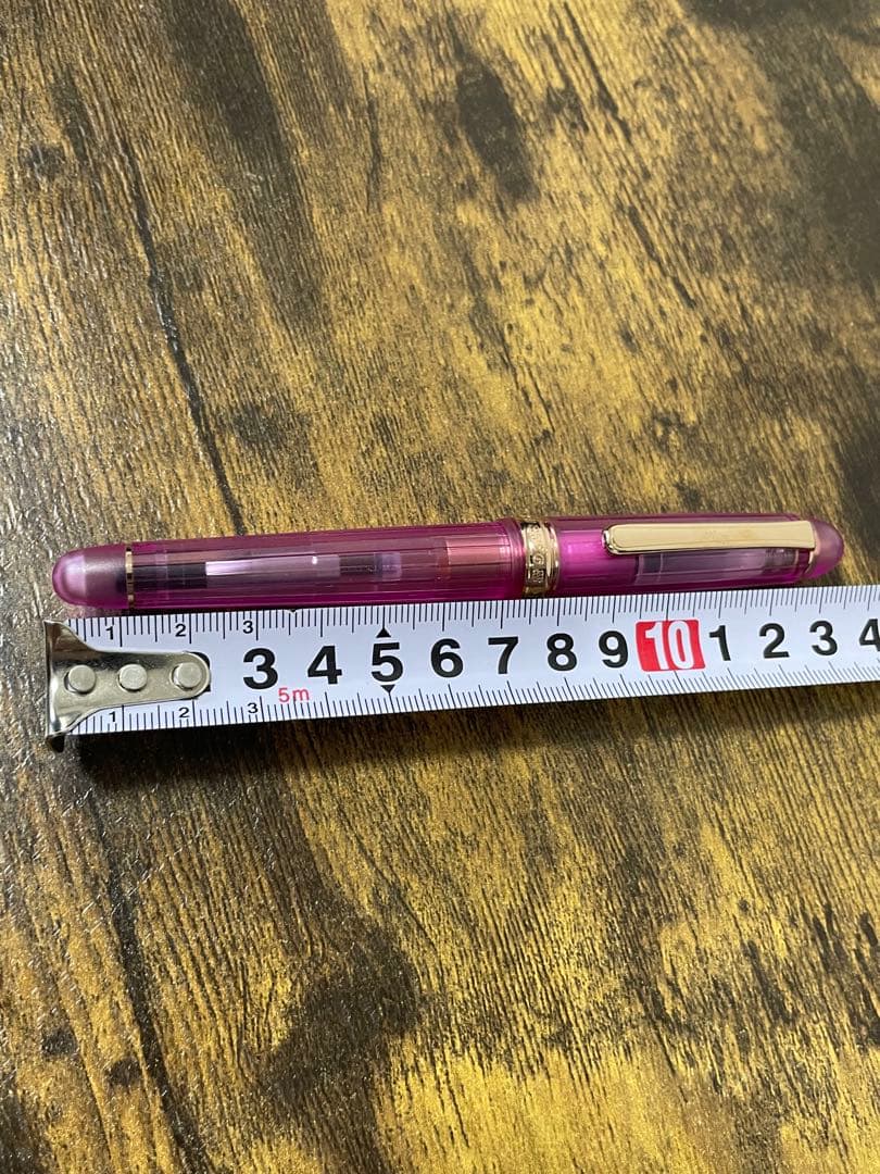 新品未使用　限定モデル　ニース　リラ　14金　字幅M プラチナ　万年筆　3776