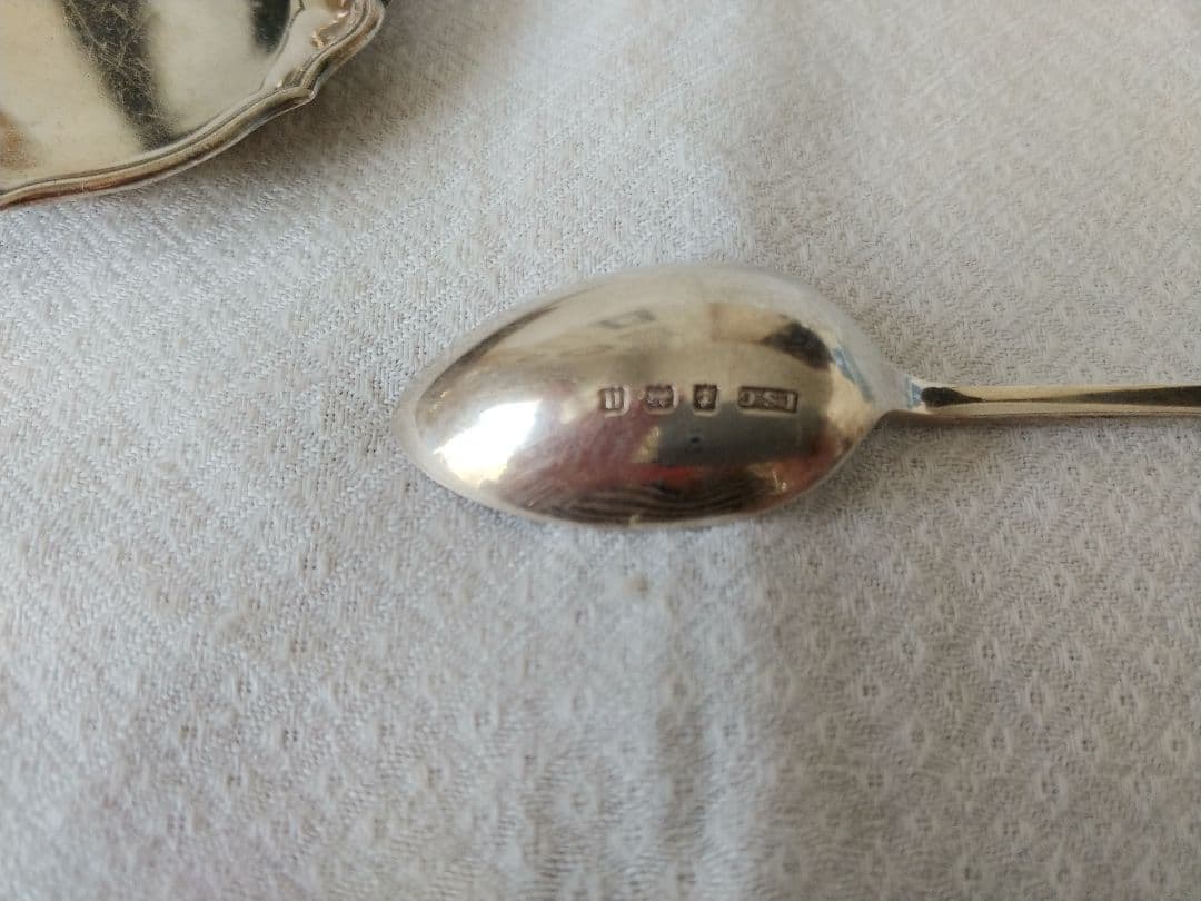 てっさい堂　猪口　古伊万里　染付　シルバー　セットA　(トレイ含まず)