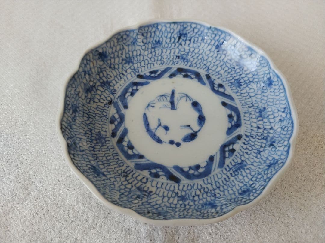 てっさい堂　猪口　古伊万里　染付　シルバー　セットA　(トレイ含まず)