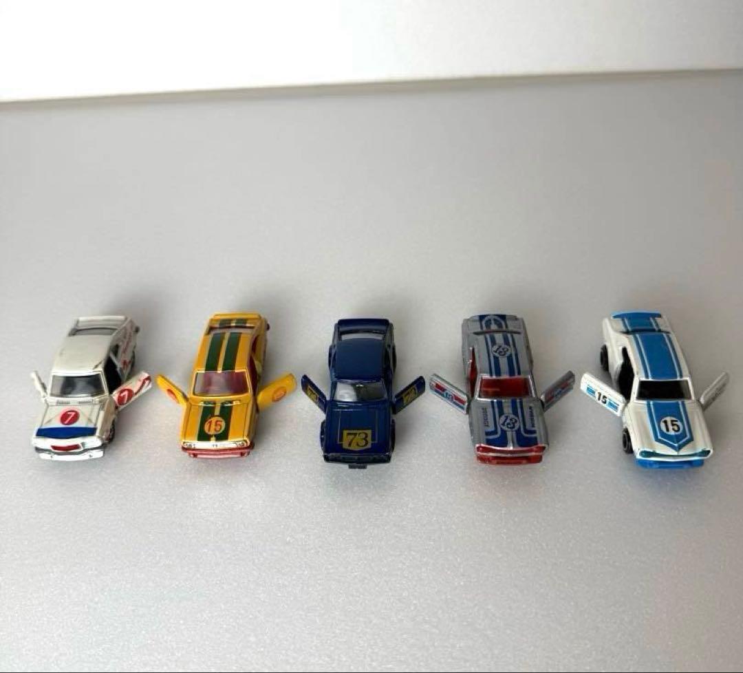 トミカ日本製 黒箱 ハコスカ ケンメリサニー サバンナ 5台セット