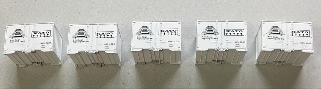 KATO 60周年記念ありがとうキャンペーン 特製コンテナ　5個セット