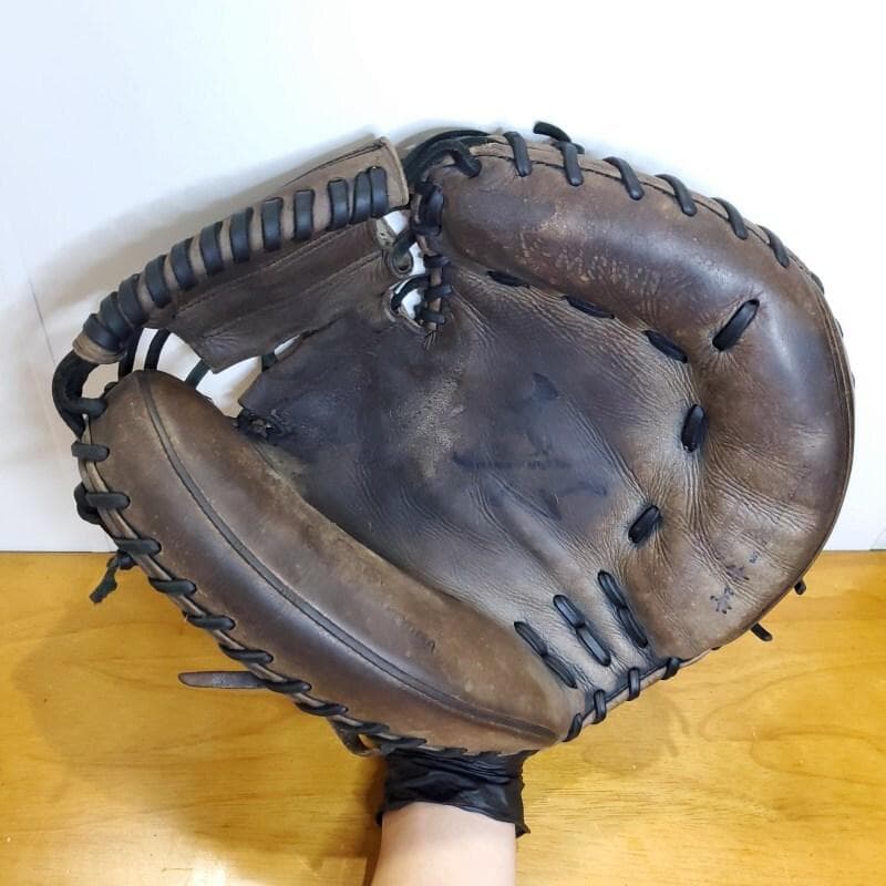 ハタケヤマ 真心Vシリーズ 日本製 和牛レザー キャッチャーミット 硬式グローブ