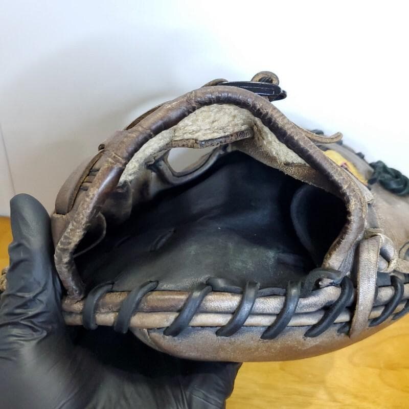 ハタケヤマ 真心Vシリーズ 日本製 和牛レザー キャッチャーミット 硬式グローブ