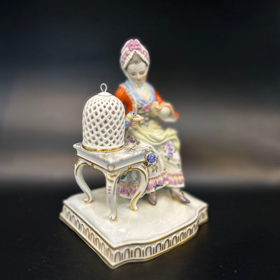 マイセン 陶磁器 フィギュア 「触覚（五感の寓意より）」　フィギュリン