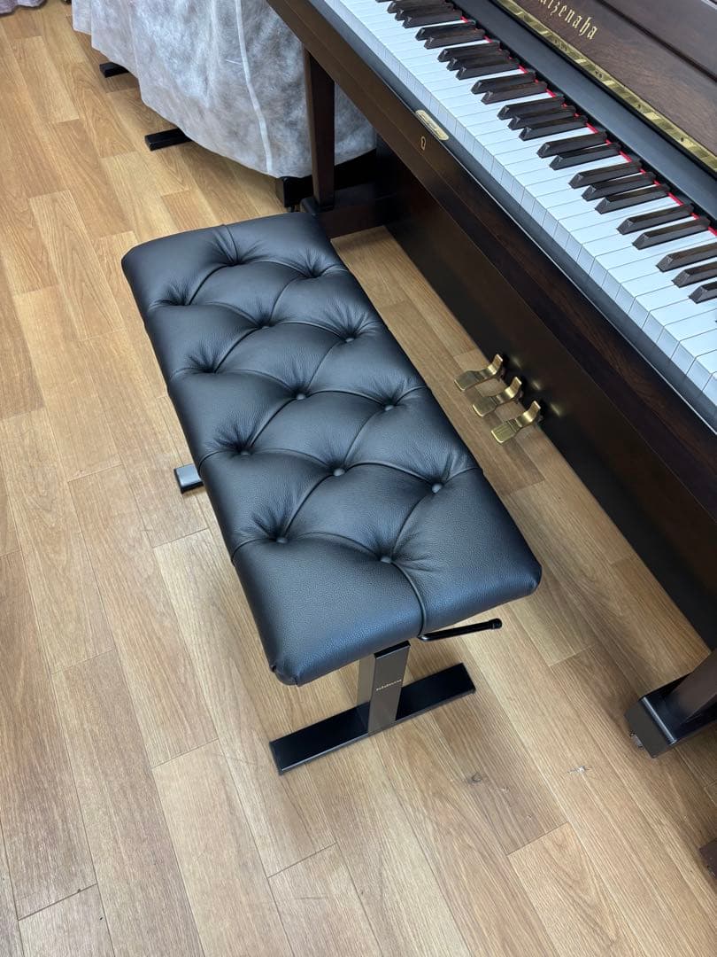 ピアノ椅子【HIDRAU / イドラウ】Boston-BM45HC 本革座面