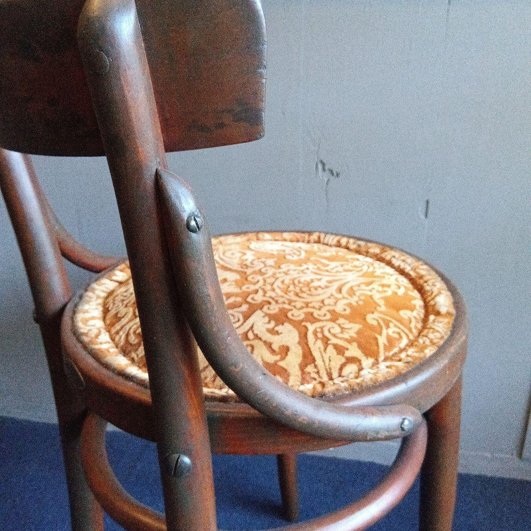 木製椅子　秋田木工会社　昭和レトロ　ヴィンテージ