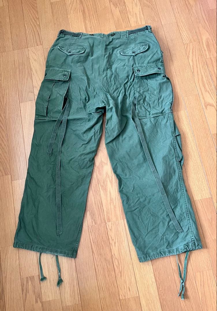 ◎50's 最初期 M51 パンツ 剥き出しスナップボタン コの字ジッパー 実物