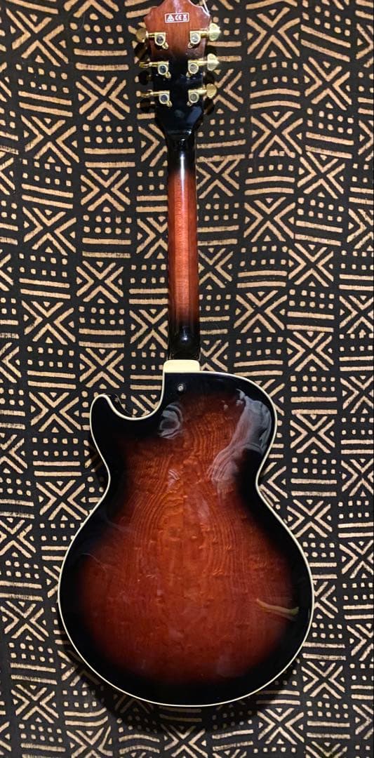 h*e様 Ibanez AG95QA-DBS/スモールボディフルアコ・ウッドブリ