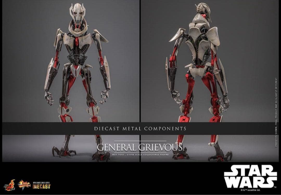 ホットトイズ スター・ウォーズ シスの復讐 グリーヴァス将軍 MMS760D67