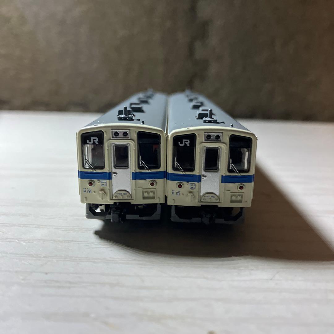 マイクロエース　キハ33 アイボリー・青帯　モーター無し2両セット　ジャンク品