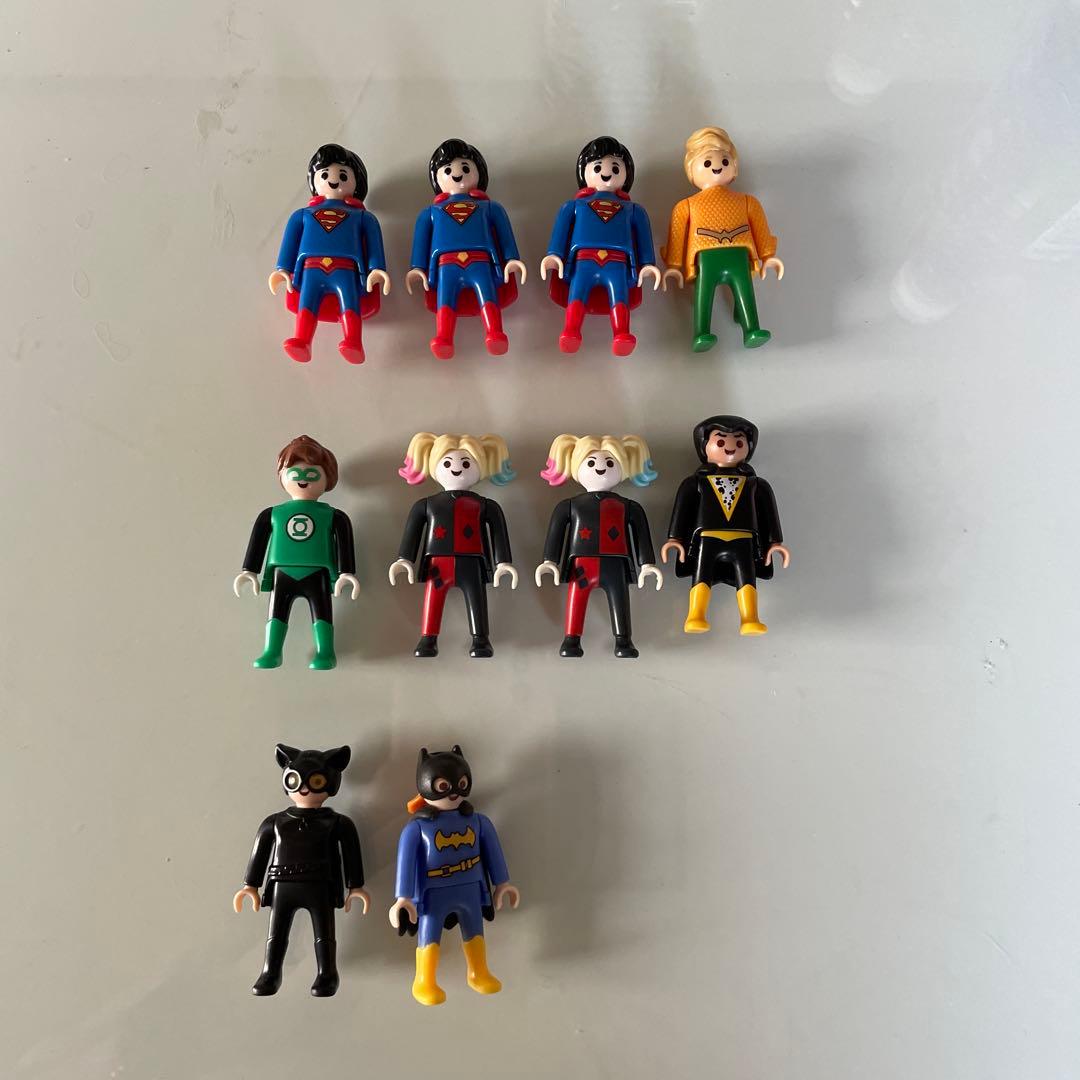 Playmobil DCスーパーヒーロー フィギュア 10体セット