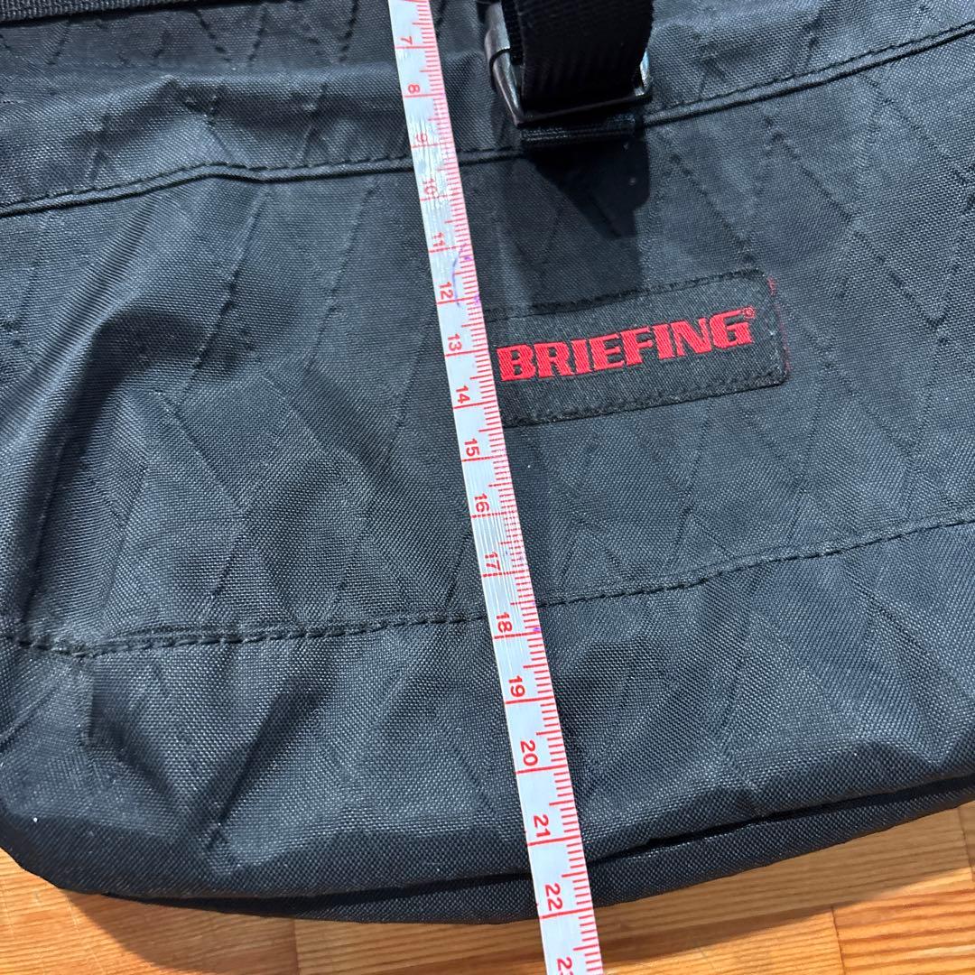 ブリーフィング　ラウンドバッグ　ブラック