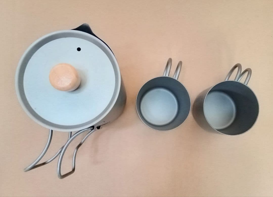 ☆チタン製フレンチプレスコーヒーメーカーセット＊シルバーアントとＪＳＦのコラボ製