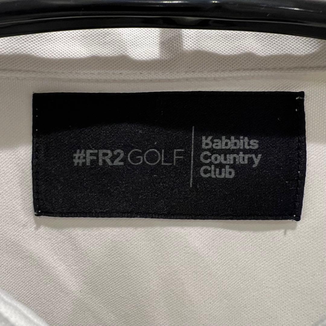 #FR2 GOLF ゴルフ ポロシャツ ホワイト 白 Mサイズ
