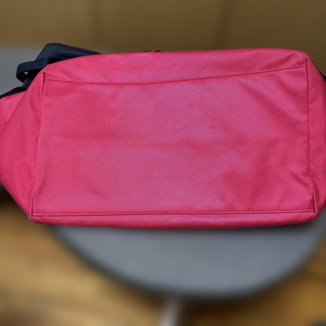 PEARLY GATES 大容量トートバッグ さくらシリーズ　ブラック/レッド