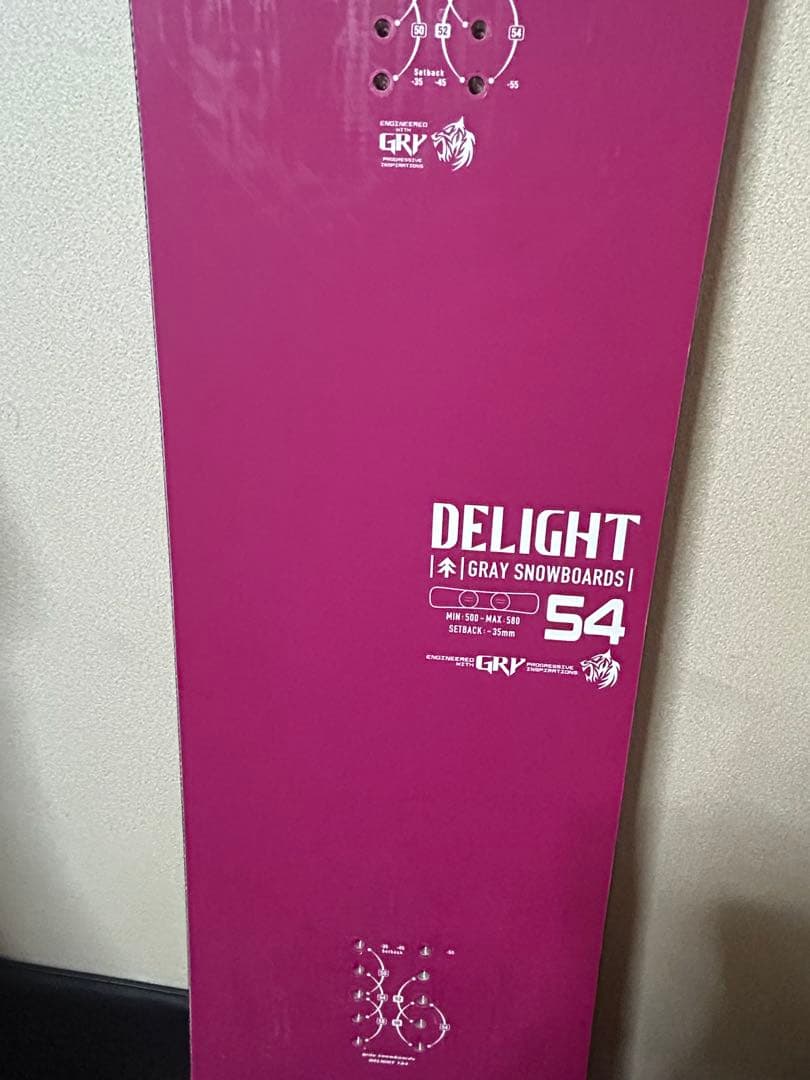 GRAY　DELIGHT 154 スノーボード 23-24ピンクハンマーボード