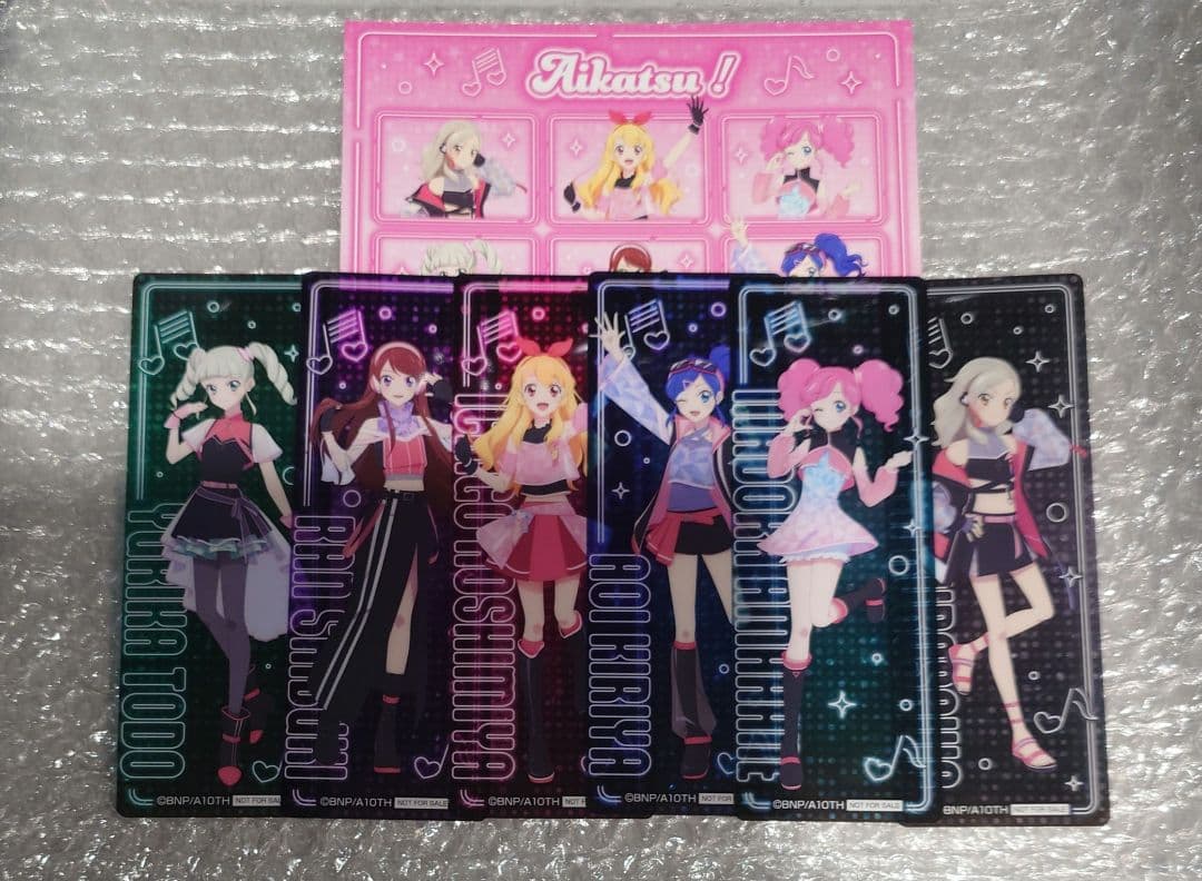 アイカツ！ 10th STORY×HMV　アクリルスタンド＋特典コンプセット